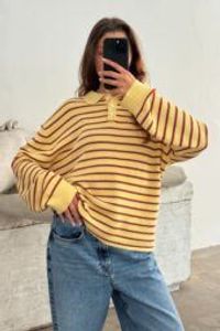 Hovedbilde Adanne Stripe Yellow/Rust