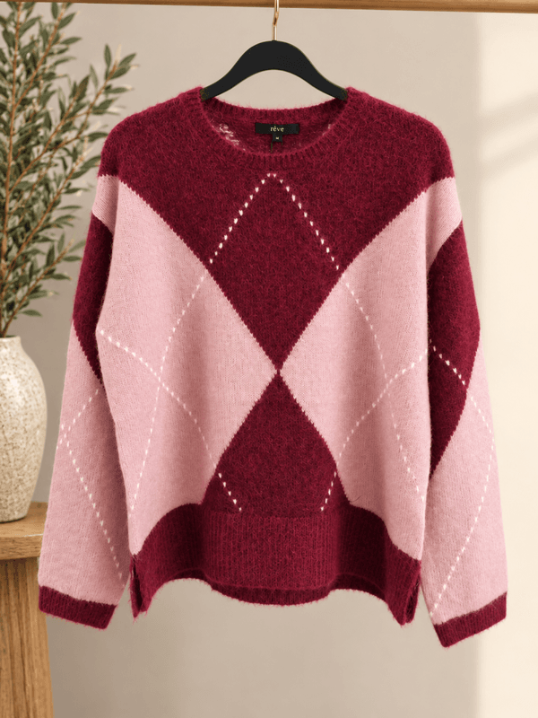 Soline sweater Windsor wine