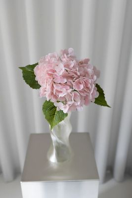 Artificial Hydrangea Light Pink Bloom