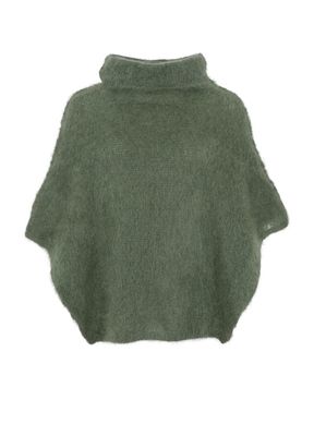 BCBJOERK roll neck poncho