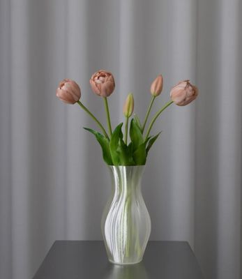 Artificial Layered Tulips - Beige