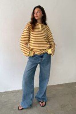 Adanne Stripe Yellow/Rust