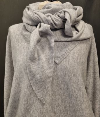 Louise trekantskjerf grå/ Rève